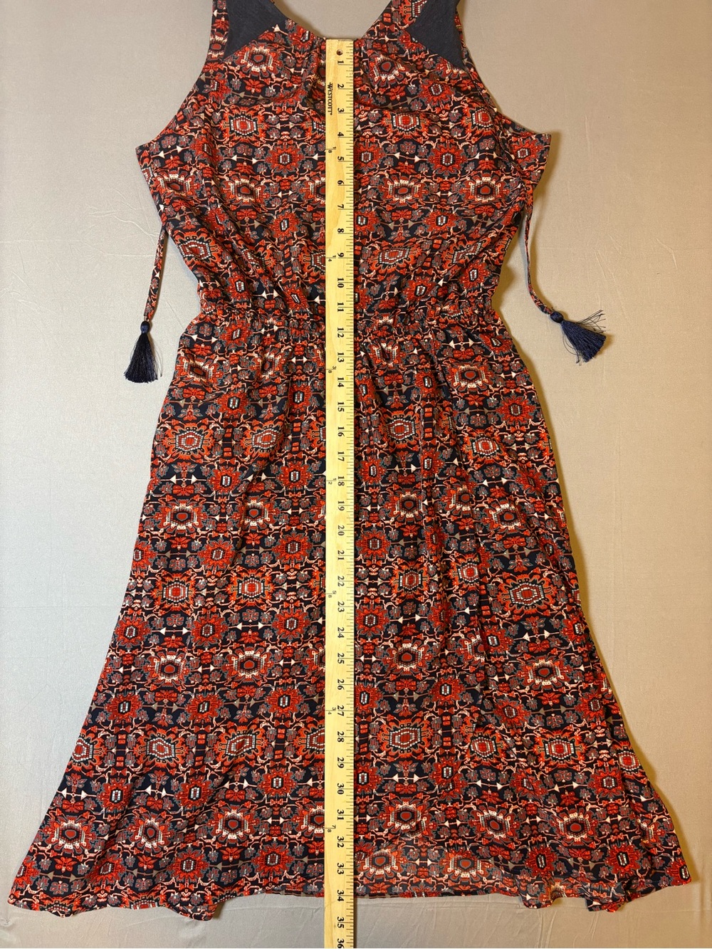 Women’s Athleta Sleeveless Printed A-Line Dress Size XS - Picture 7 of 12